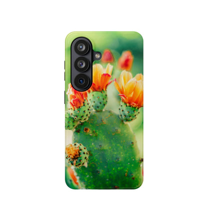 Cactus Bloom Phone Case — Impact-Resistant Floral iPhone Cover