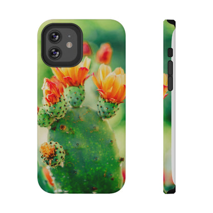Cactus Bloom Phone Case — Impact-Resistant Floral iPhone Cover