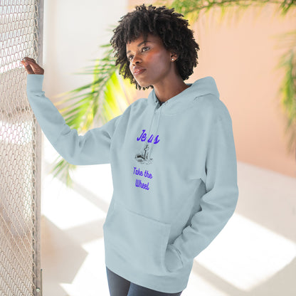 Jesus Take the Wheel Hoodie — Christian Faith Graphic Hoodie