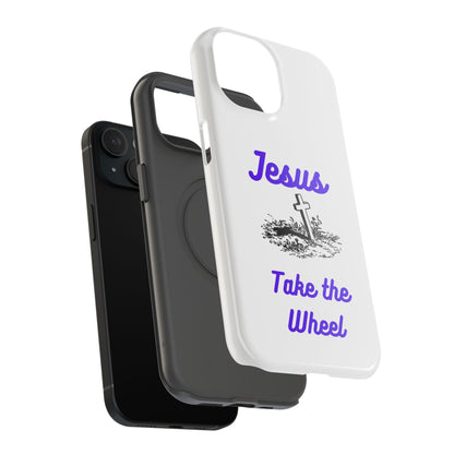 Jesus Take the Wheel Phone Case — Christian Impact-Resistant iPhone Case