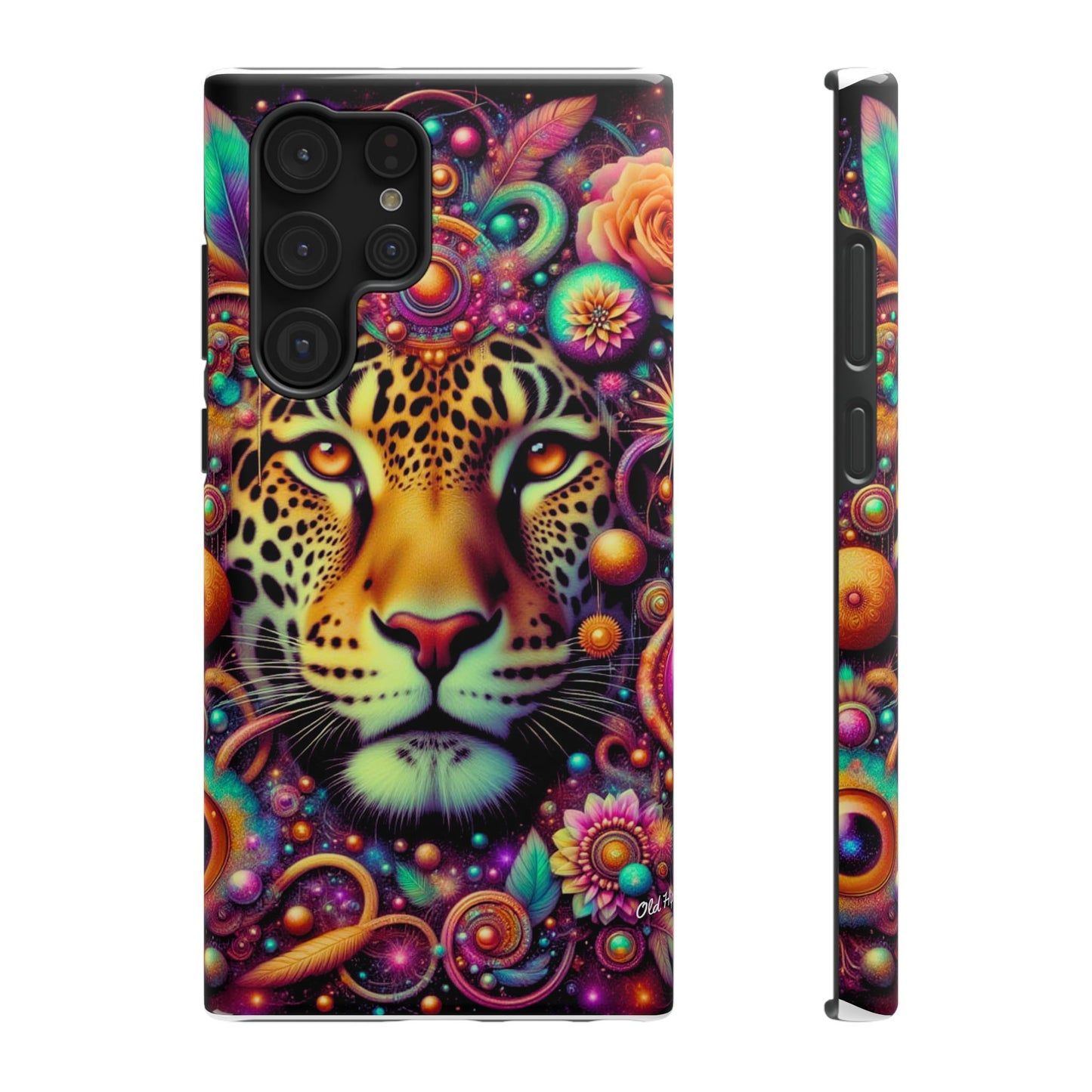 Leopard Psychedelic Phone Case — Vibrant Impact-Resistant iPhone Cover