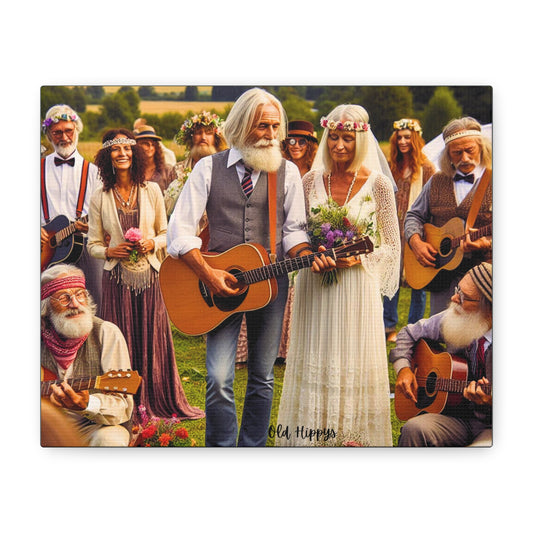 Never Too Old for Love Canvas Wall Art