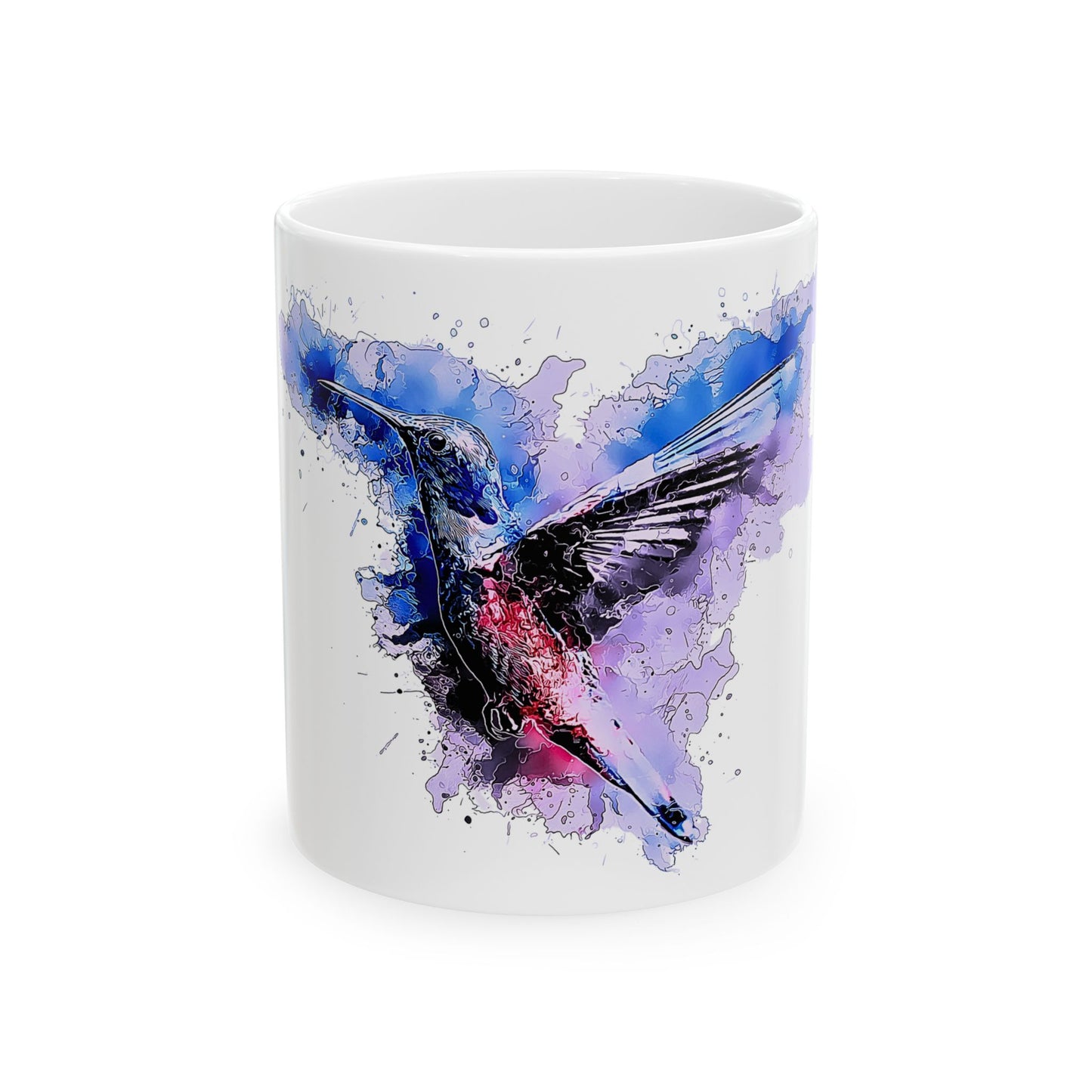 Hummingbird Watercolor Coffee Cup (11oz & 15oz)