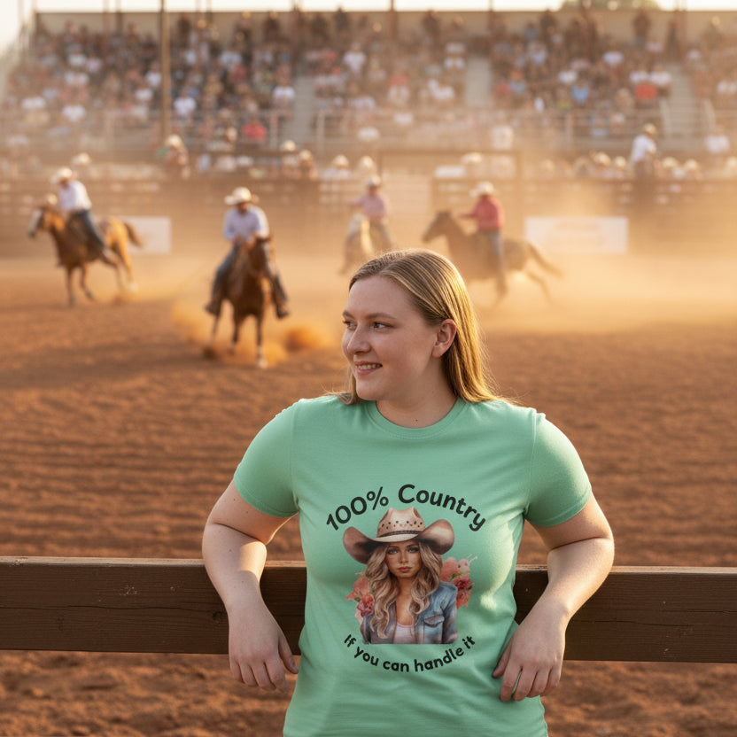 100% Country Softstyle T-Shirt