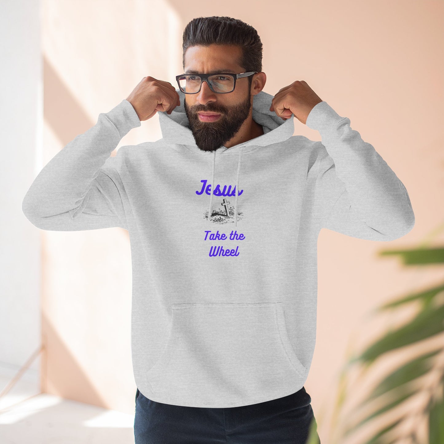 Jesus Take the Wheel Hoodie — Christian Faith Graphic Hoodie