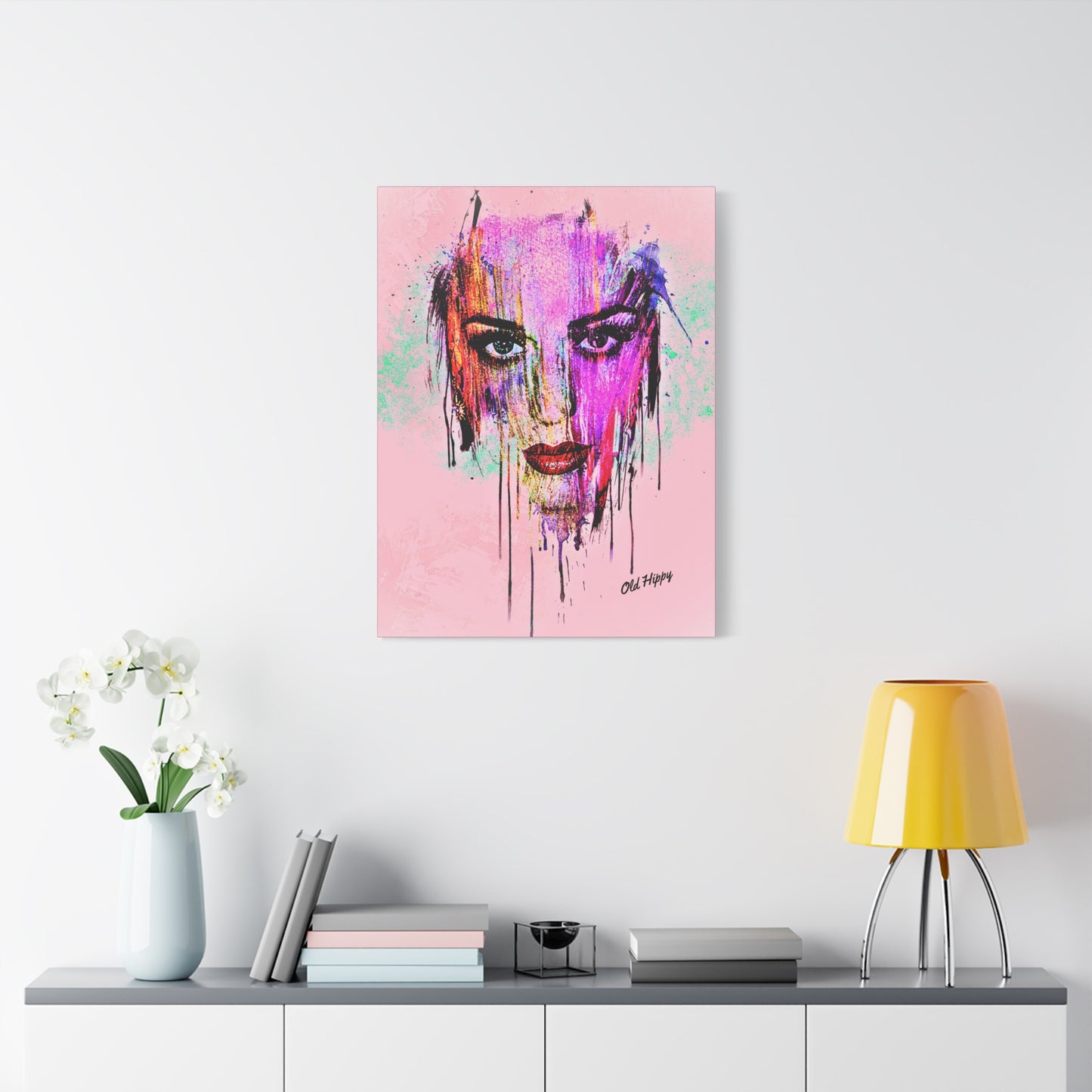 Drift Muse AI Canvas Wall Art by Old Hippy