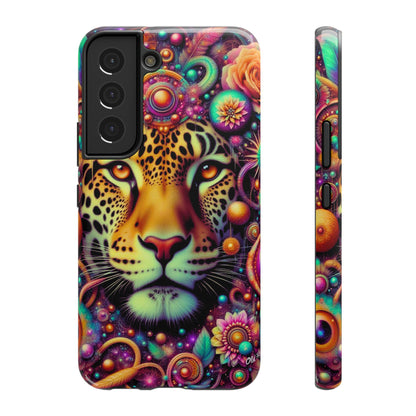 Leopard Psychedelic Phone Case — Vibrant Impact-Resistant iPhone Cover