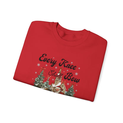 Every Knee Will Bow Philippians 2:10 Unisex Crewneck Sweatshirt