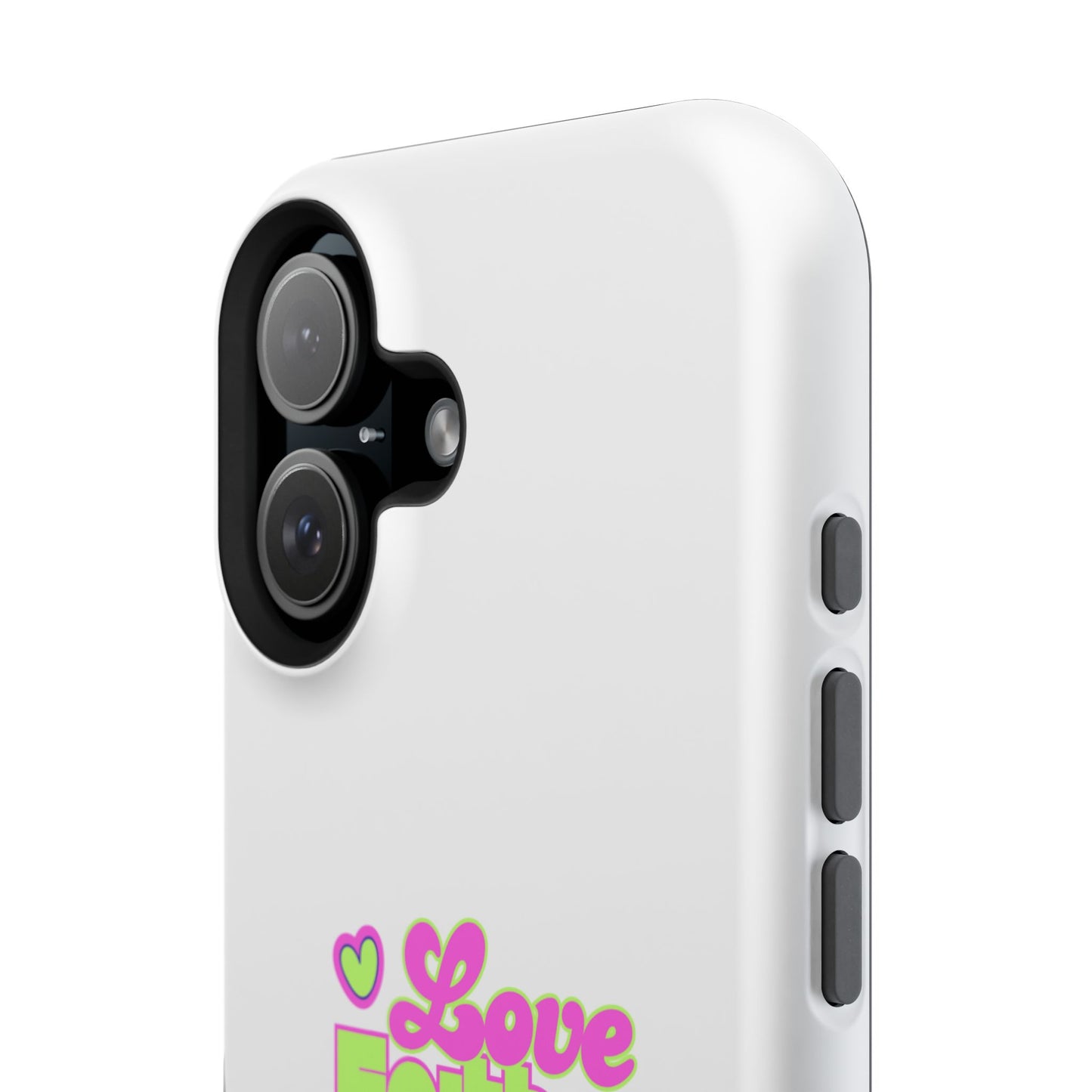 Impact-Resistant Phone Case — "Love Faith Hope" 1 Corinthians 13:13 Christian Protective Cover