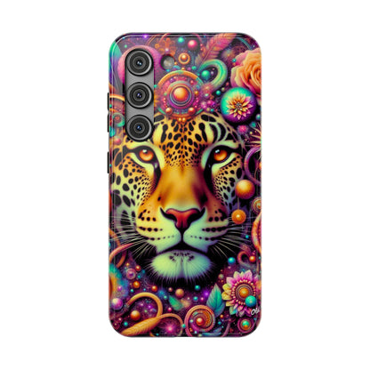 Leopard Psychedelic Phone Case — Vibrant Impact-Resistant iPhone Cover