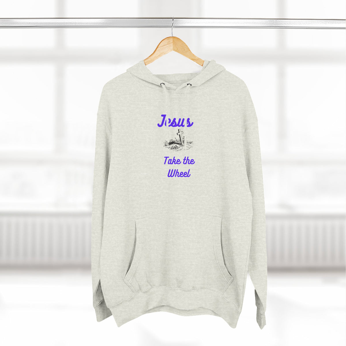 Jesus Take the Wheel Hoodie — Christian Faith Graphic Hoodie