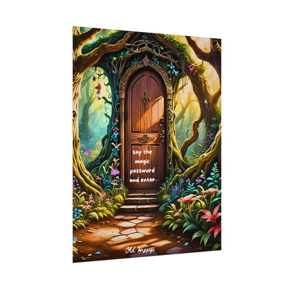 Enter the Magic Forest Fine Art Poster