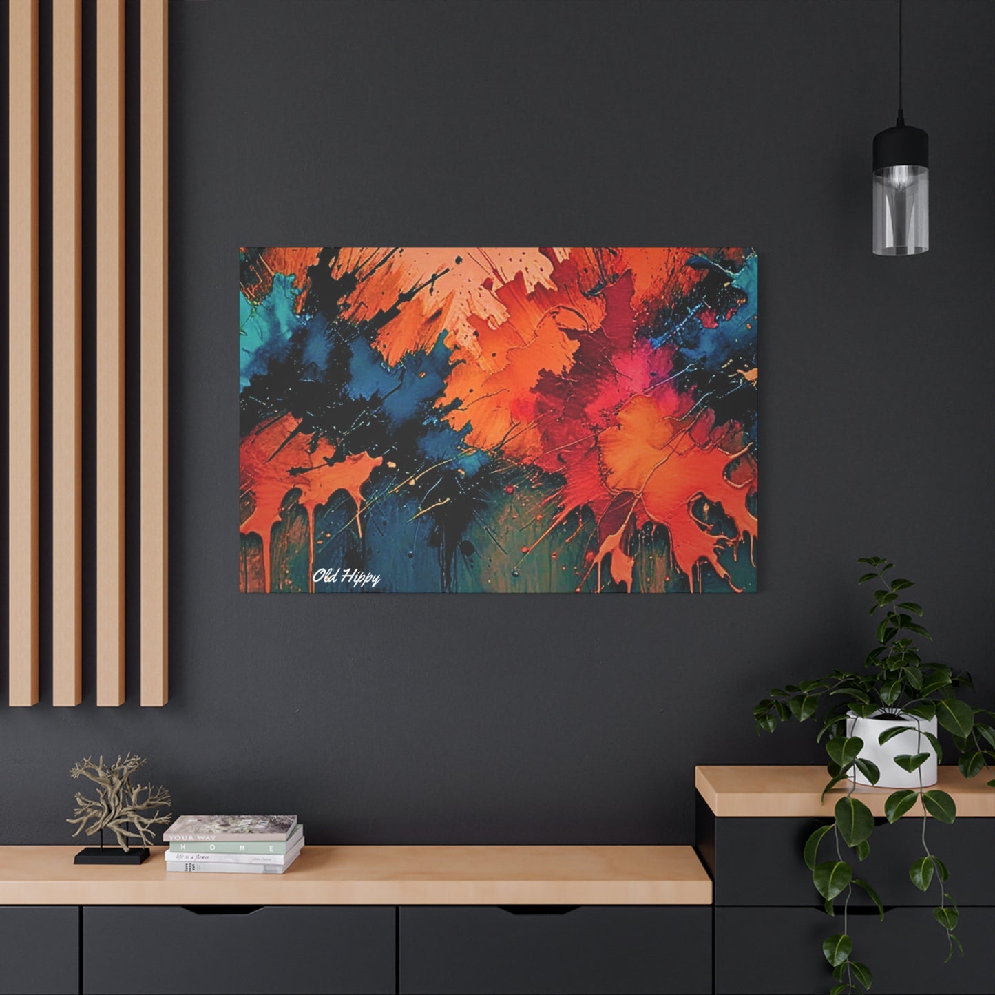 When Love Feels Like Leaving Abstract Canvas Art