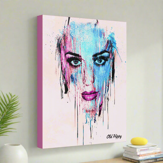 Electric Gaze Canvas Wall Art