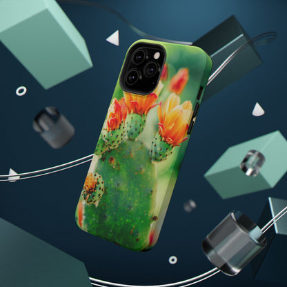 Cactus Bloom Phone Case — Impact-Resistant Floral iPhone Cover