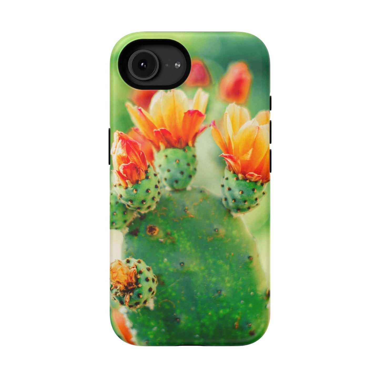 Cactus Bloom Phone Case — Impact-Resistant Floral iPhone Cover