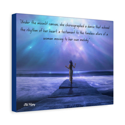 Moving to Her Own Melody Canvas