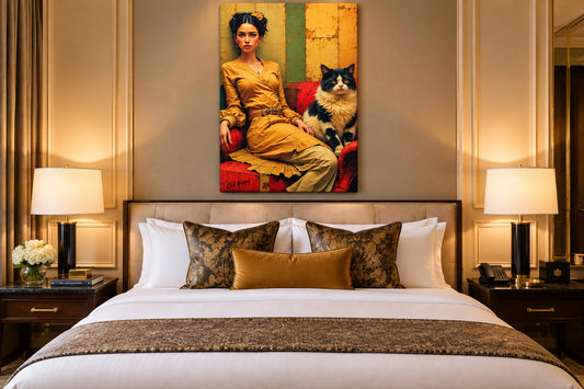 Silent Bond Canvas Print by Old Hippy