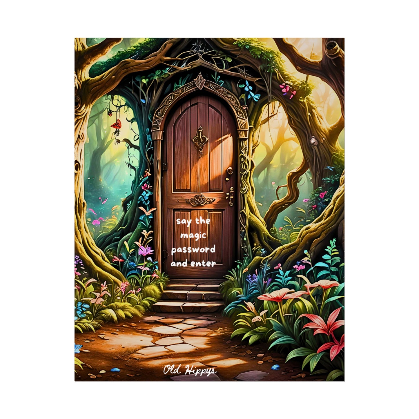 Enter the Magic Forest Fine Art Poster