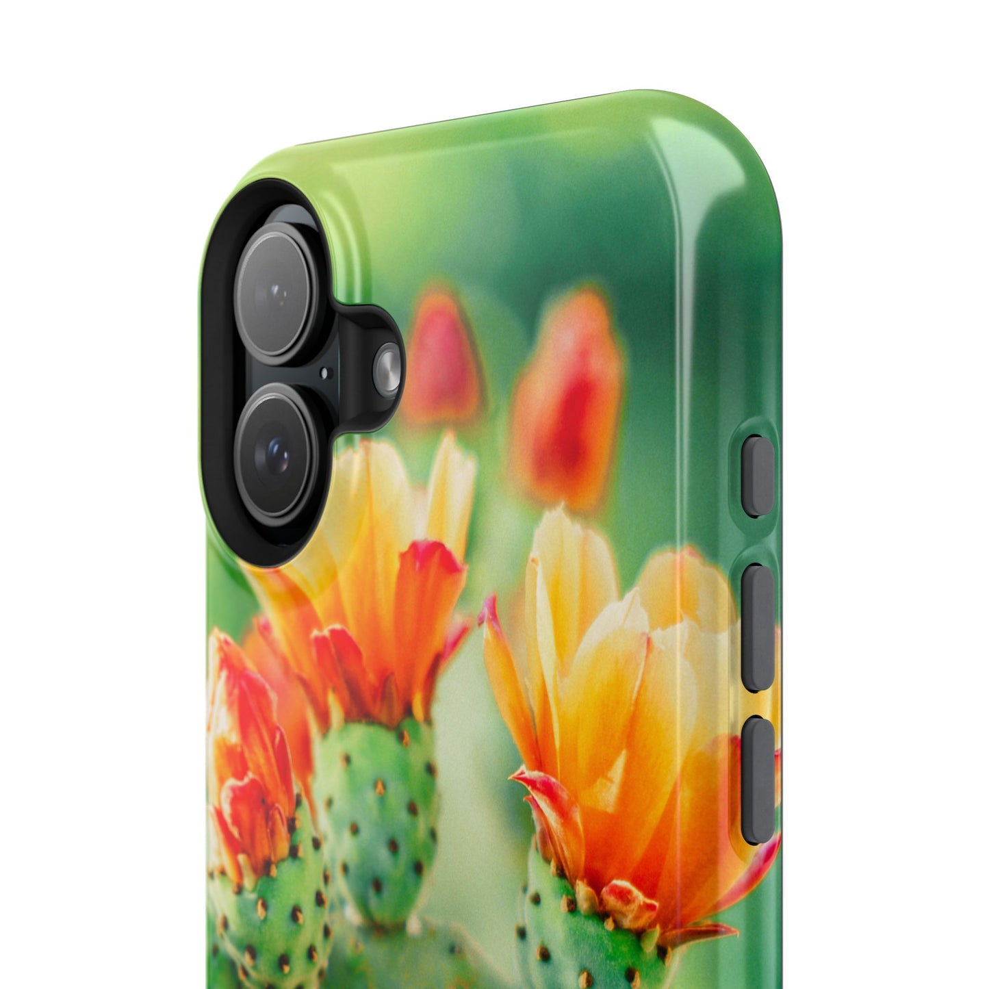 Cactus Bloom Phone Case — Impact-Resistant Floral iPhone Cover