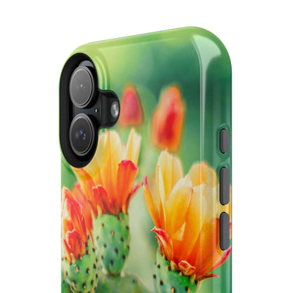 Cactus Bloom Phone Case — Impact-Resistant Floral iPhone Cover