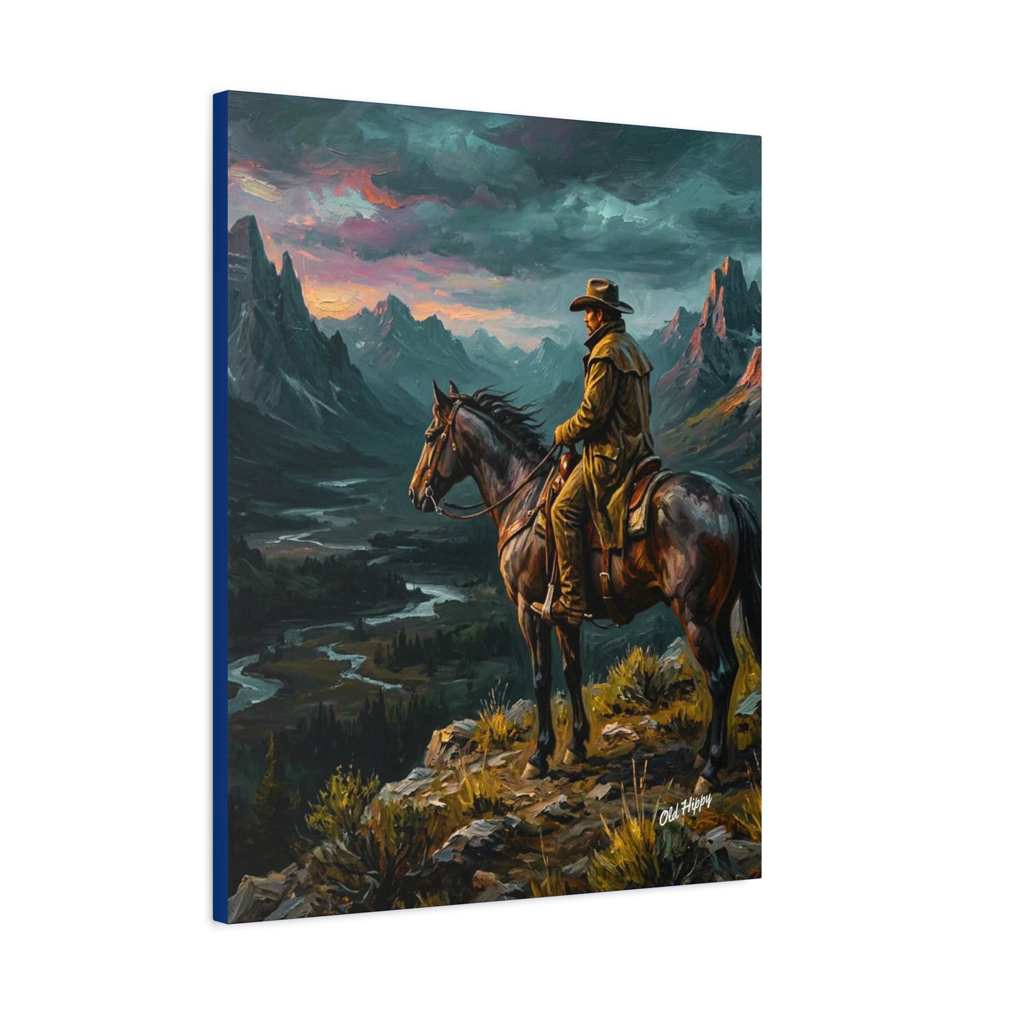 High Country Rider AI Canvas by Old Hippy