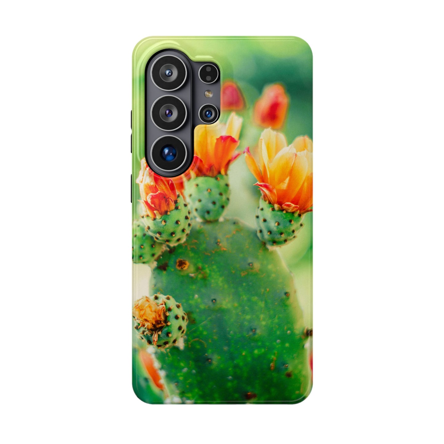 Cactus Bloom Phone Case — Impact-Resistant Floral iPhone Cover