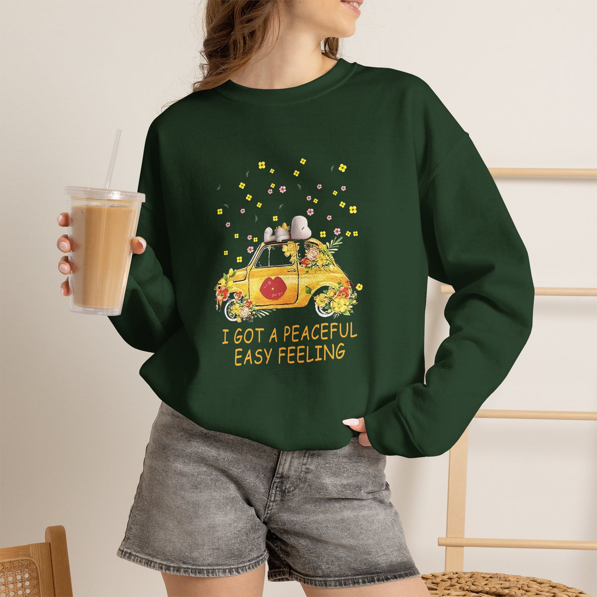 I've Got a Peaceful Easy Feeling Unisex Crewneck Sweatshirt