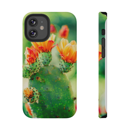 Cactus Bloom Phone Case — Impact-Resistant Floral iPhone Cover