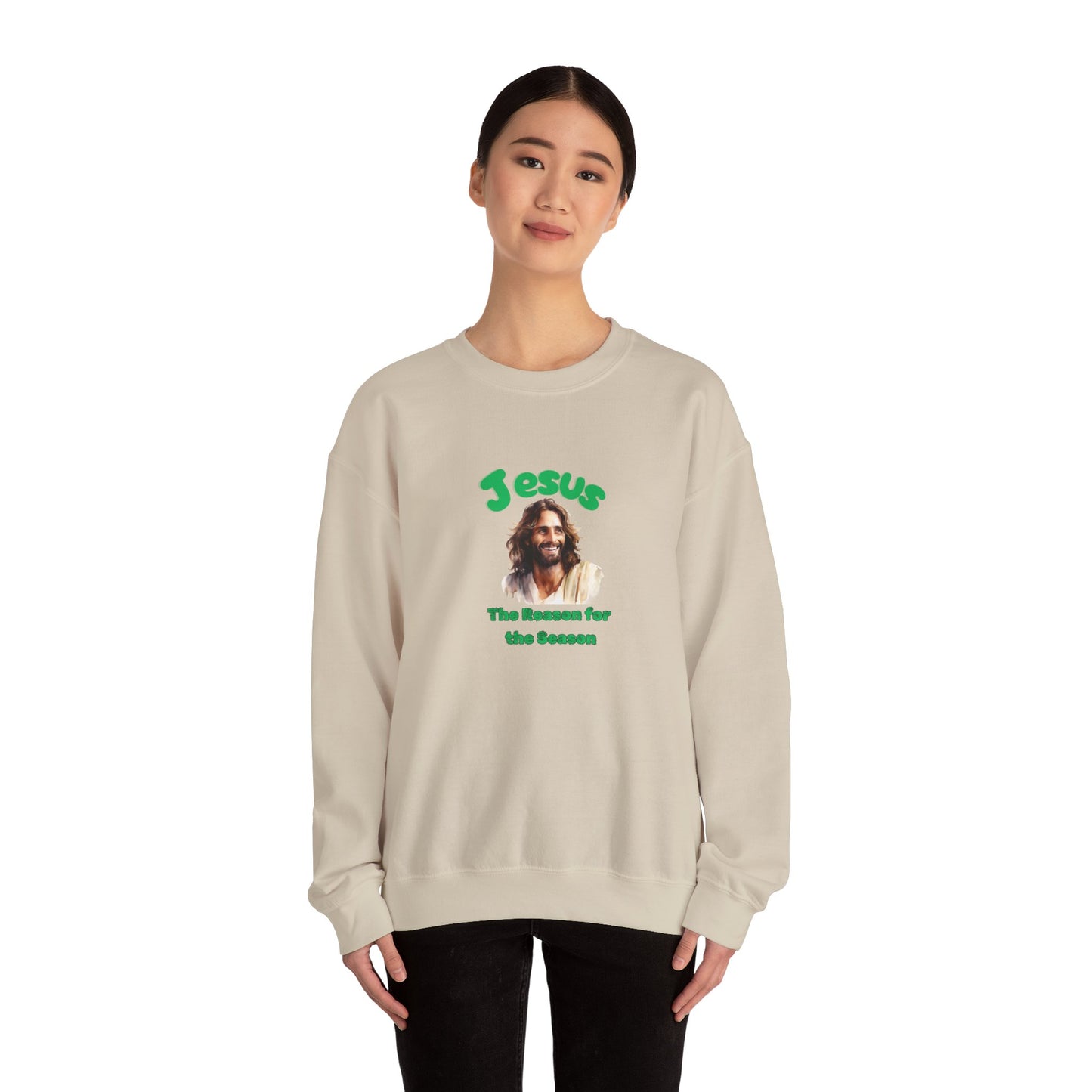 Jesus the Reason for the Season Unisex Heavy Blend™ Crewneck Sweatshirt