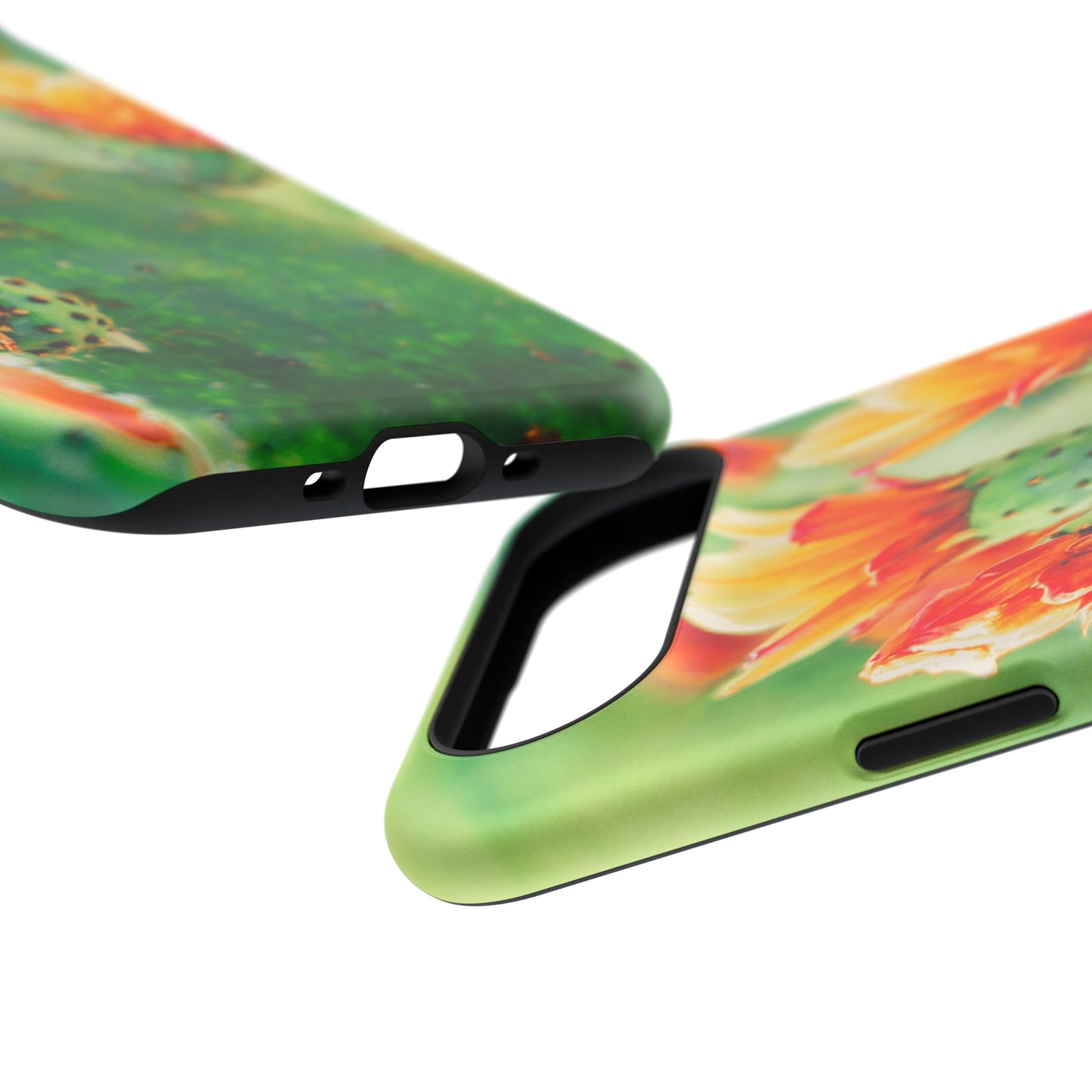 Cactus Bloom Phone Case — Impact-Resistant Floral iPhone Cover