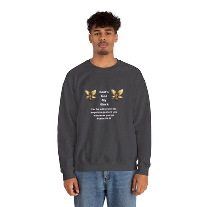 God's Got  My Back Crewneck Sweatshirt
