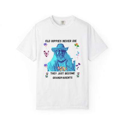 Hippie Grandparent T-Shirt — 'Mark Your Transition from Young Hippie to Hippie Grandparent'