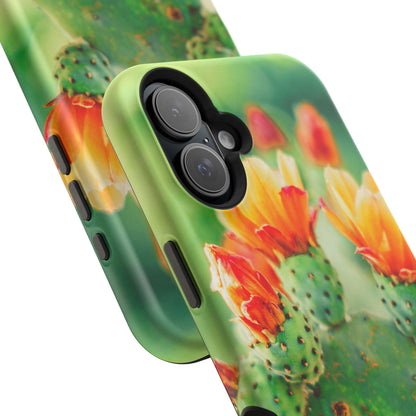 Cactus Bloom Phone Case — Impact-Resistant Floral iPhone Cover