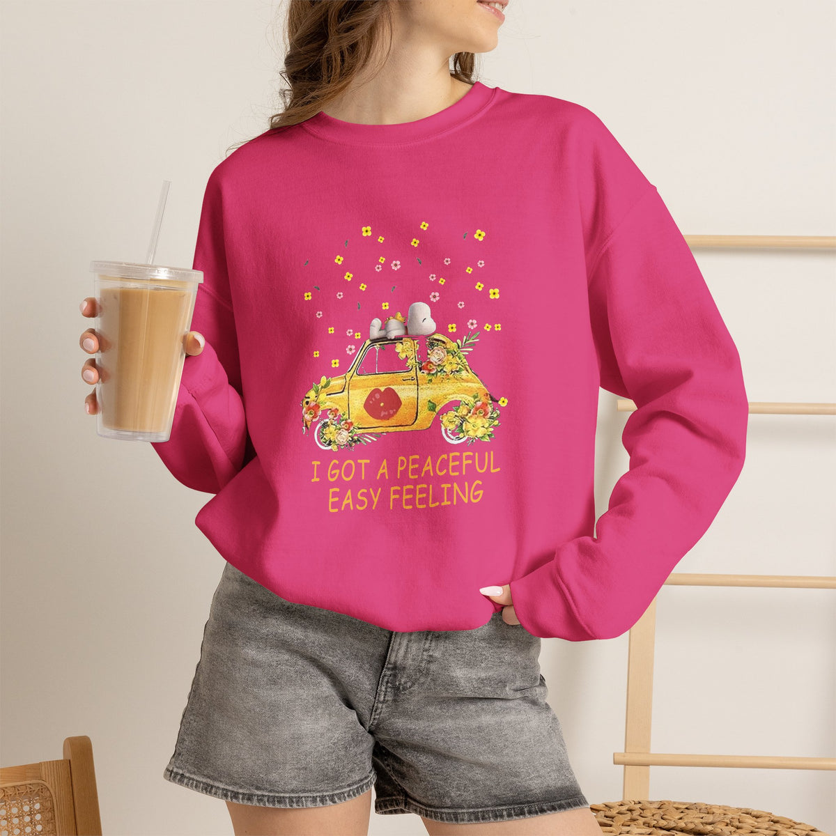 I've Got a Peaceful Easy Feeling Unisex Crewneck Sweatshirt