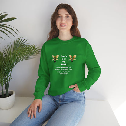 God's Got  My Back Crewneck Sweatshirt