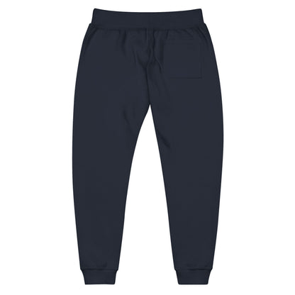 Embroidered Cozy Sweatpants — Casual Fleece Joggers with John 3:16 Script Logo