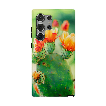 Cactus Bloom Phone Case — Impact-Resistant Floral iPhone Cover
