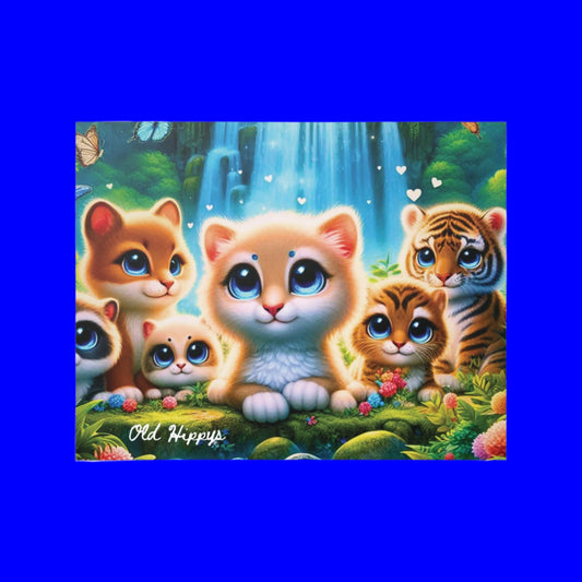 Cute Animals Satin Posters