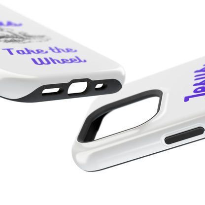 Jesus Take the Wheel Phone Case — Christian Impact-Resistant iPhone Case