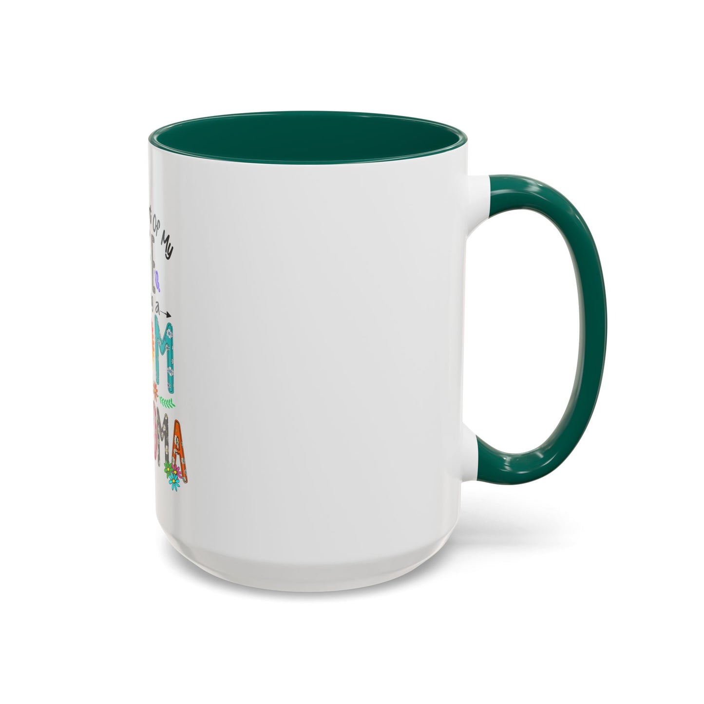 Mom and Grandma Colorful Ceramic Mug — "The Best Part of My Life is Being a Mom and Grandma" (11oz/15oz)