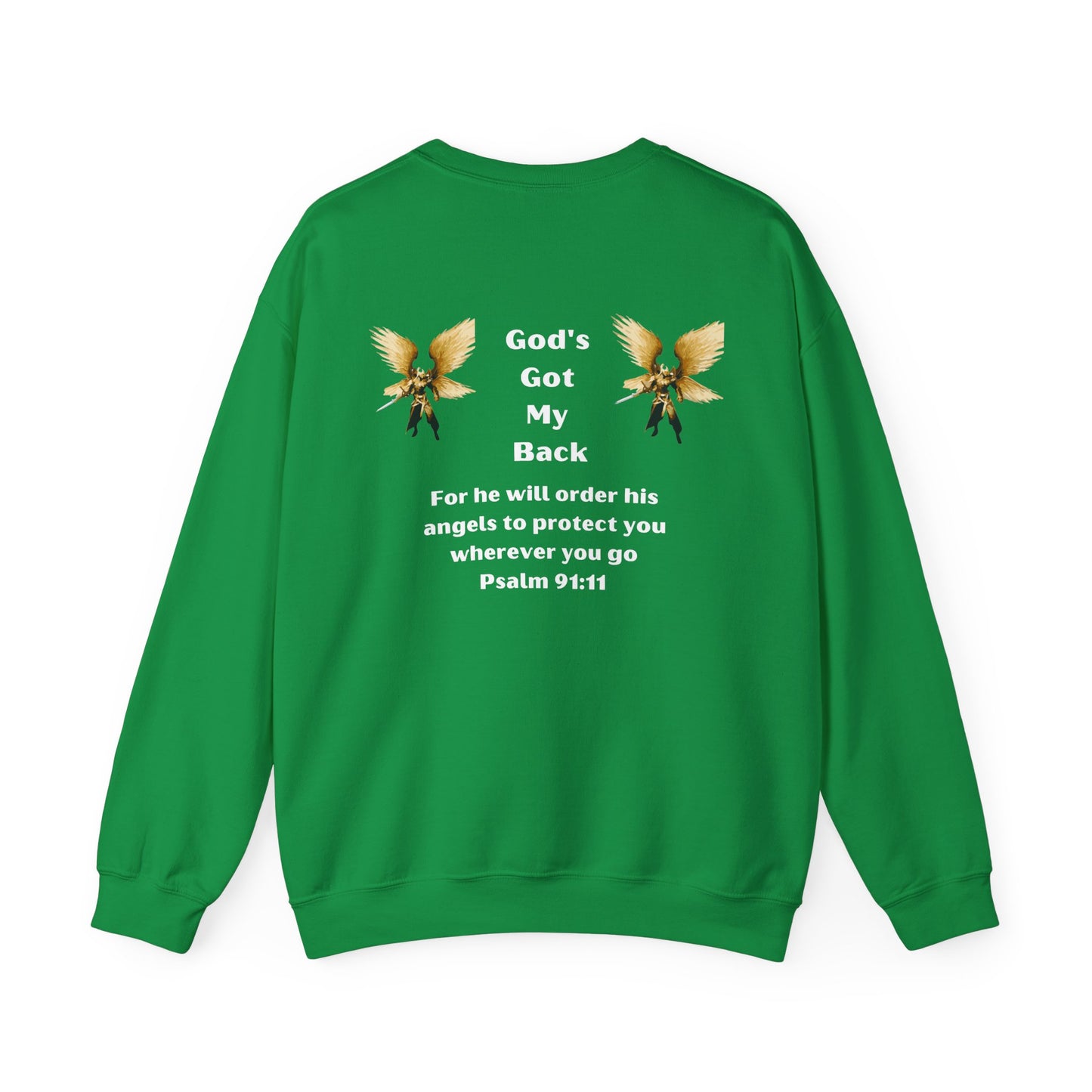 God's Got  My Back Crewneck Sweatshirt