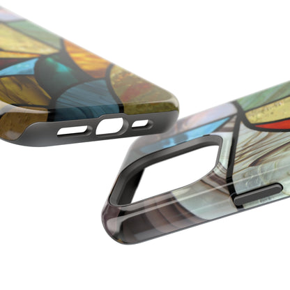 Stained Glass Impact Phone Case — Colorful Mosaic Protective Cover