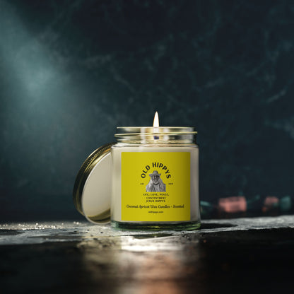Coconut Apricot Scented Candle (4oz/9oz) by Old Hippys