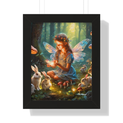 Young Fairy with Rabbits