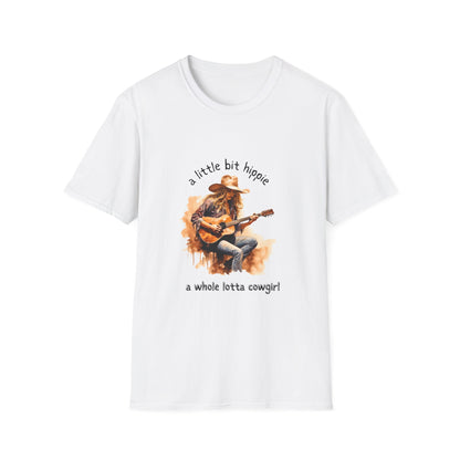 Little Bit Hippie Whole Lotta Cowgirl Softstyle T-Shirt