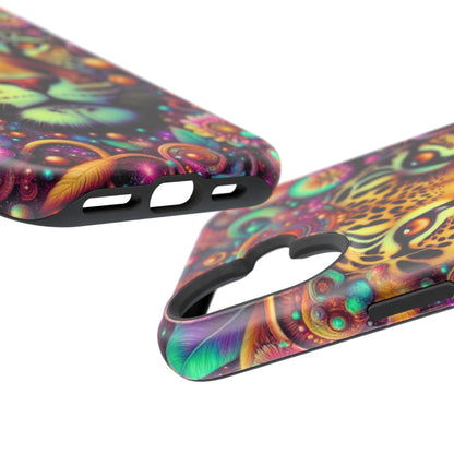 Leopard Psychedelic Phone Case — Vibrant Impact-Resistant iPhone Cover