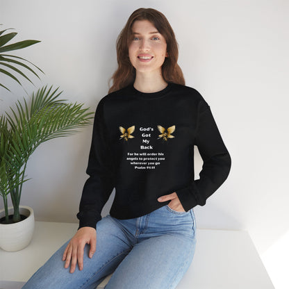 God's Got  My Back Crewneck Sweatshirt