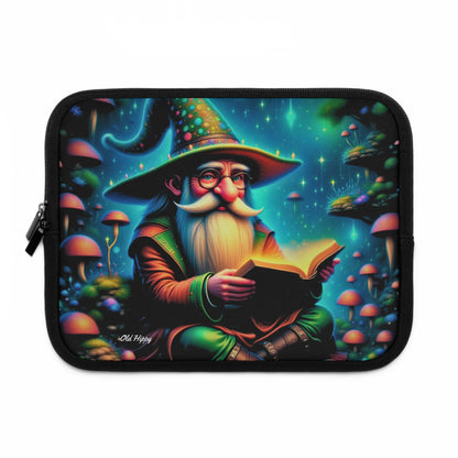 Whimsical Wizard Laptop Sleeve — Magical Mushroom Fantasy Sleeve