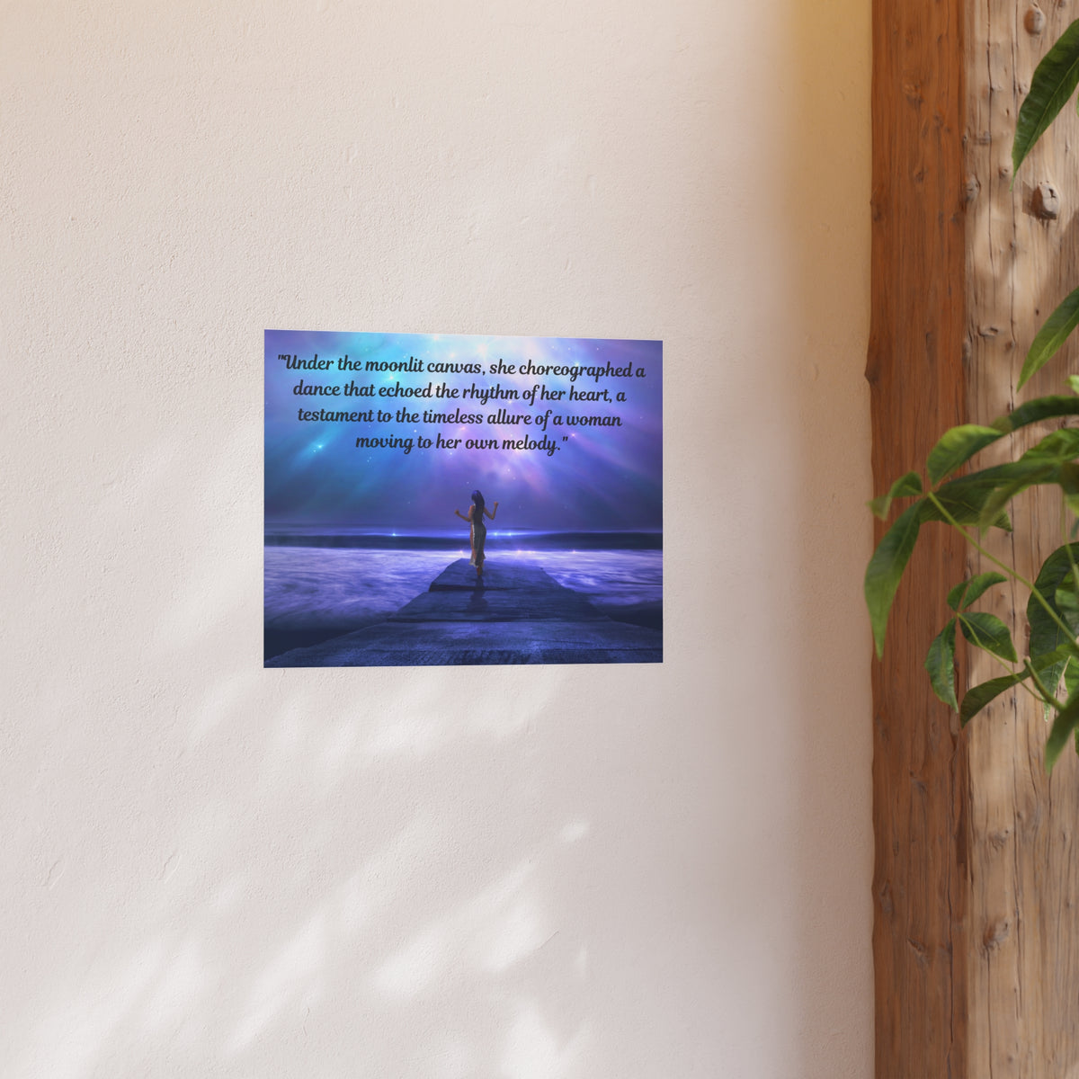 Moving to Her Own Melody Satin and Archival Matte Poster